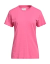 Colorful Standard Woman T-shirt Fuchsia Size Xl Organic Cotton In Pink