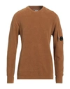 C.p. Company C. P. Company Man Sweater Camel Size 48 Cotton In Beige