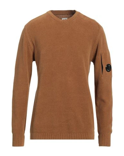 C.p. Company C. P. Company Man Sweater Camel Size 48 Cotton In Beige