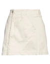 Jacob Cohёn Woman Mini Skirt Beige Size 27 Cotton, Elastane In Beige