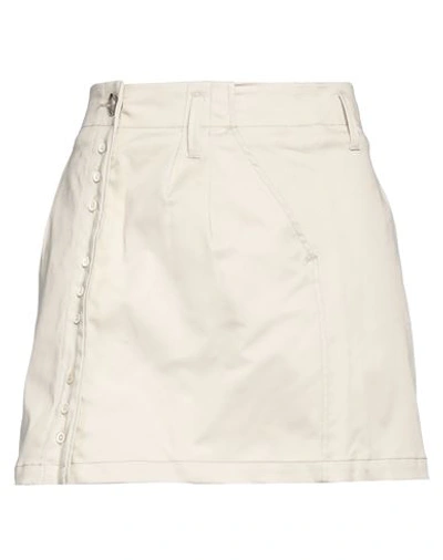 Jacob Cohёn Woman Mini Skirt Beige Size 27 Cotton, Elastane