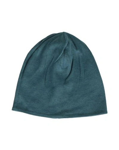 Majestic Filatures Man Hat Deep Jade Size Onesize Cotton, Cashmere In Green