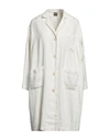 Aspesi Woman Overcoat Off White Size 4 Linen