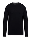 Dondup Man Sweater Midnight Blue Size 42 Wool