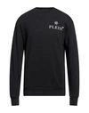 Philipp Plein Man Sweatshirt Black Size L Cotton, Polyester