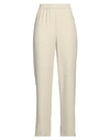 Jjxx By Jack & Jones Woman Pants Beige Size M-32l Polyester, Elastane In White