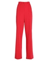 Patrizia Pepe Woman Pants Red Size 8 Polyester, Viscose, Elastane In Red