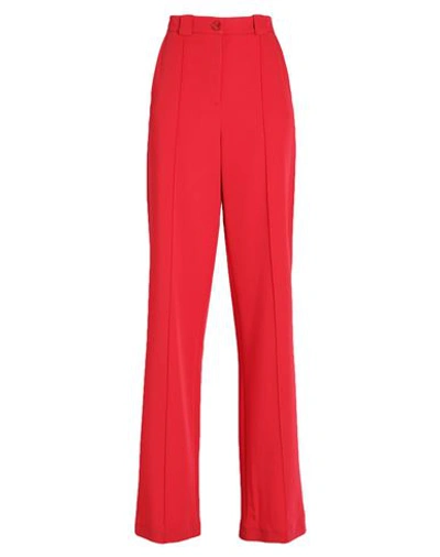 Patrizia Pepe Woman Pants Red Size 8 Polyester, Viscose, Elastane