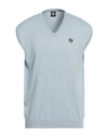 North Sails Man Sweater Light Blue Size 3xl Cotton In Blue