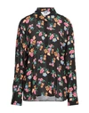 Msgm Woman Shirt Black Size 8 Viscose