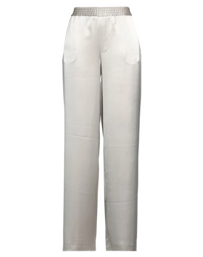 Pt Torino Woman Pants Light Grey Size 6 Triacetate, Polyester