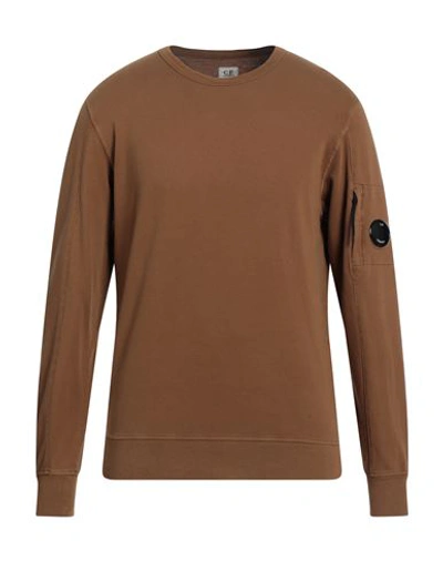 C.p. Company C. P. Company Man Sweatshirt Brown Size Xxl Cotton