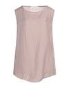 Fabiana Filippi Woman Top Antique Rose Size 12 Polyester, Elastane, Ecobrass In Pink