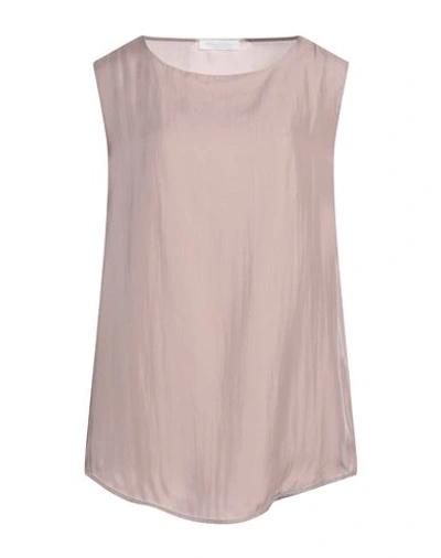 Fabiana Filippi Woman Top Pastel Pink Size 12 Polyester, Elastane, Ecobrass