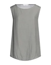 Fabiana Filippi Woman Top Sage Green Size 8 Polyester, Elastane, Ecobrass In Sage Green