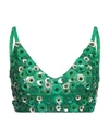 P.a.r.o.s.h P. A.r. O.s. H. Woman Top Green Size Xs Polyamide, Elastane In Green