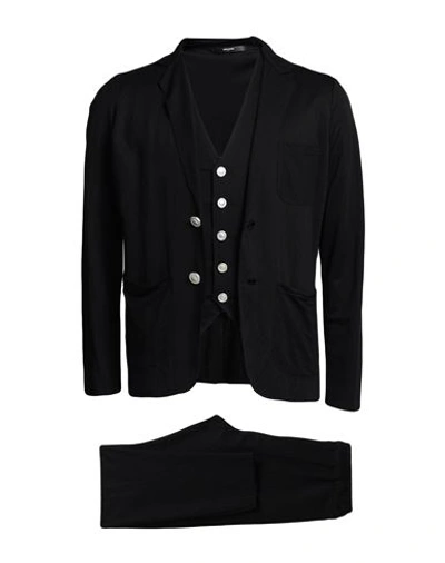 Takeshy Kurosawa Man Suit Black Size M Viscose, Polyamide