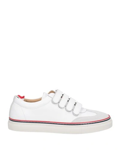 Thom Browne Woman Sneakers White Size 11 Soft Leather