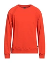 Noumeno Concept Man Sweatshirt Orange Size Xl Cotton In Orange