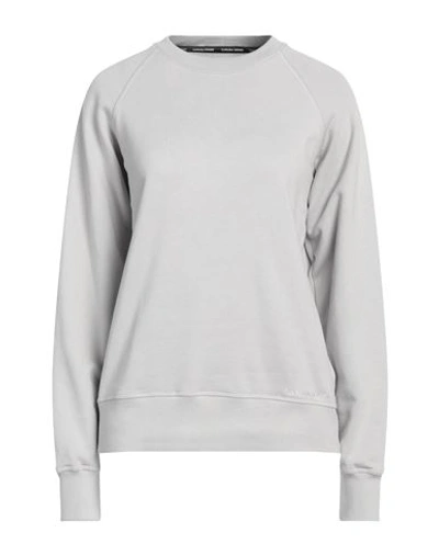 Canada Goose Woman Sweatshirt Light Grey Size M Cotton