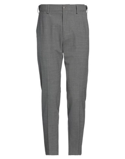 As You Are Man Pants Lead Size 28 Polyester, Wool, Elastane In Grey