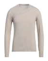 Paolo Pecora Man Sweater Beige Size L Cotton In Beige