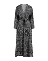 Connor & Blake Woman Overcoat & Trench Coat Black Size S Viscose In Black