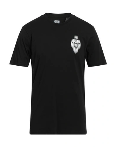 Shop C.p. Company C. P. Company Man T-shirt Black Size Xs Cotton