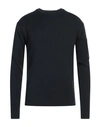 C.p. Company C. P. Company Man Sweater Midnight Blue Size 34 Wool, Acrylic In Black