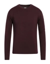 C.p. Company C. P. Company Man Sweater Plum Size 34 Wool, Acrylic In Purple