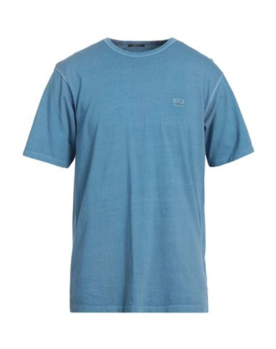 C.p. Company C. P. Company Man T-shirt Azure Size L Cotton In Blue