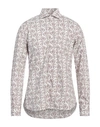 Barba Napoli Man Shirt Off White Size 15 Cotton In Off White