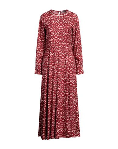 Connor & Blake Woman Maxi Dress Red Size S Viscose
