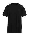 Moncler 2  1952 Man T-shirt Black Size M Cotton