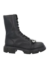 Le Dangerouge Woman Ankle Boots Black Size 10 Soft Leather In Black