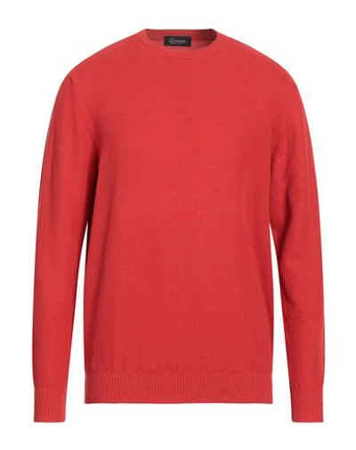 DRUMOHR DRUMOHR MAN SWEATER RED SIZE 44 COTTON