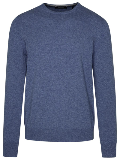 GRAN SASSO GRAN SASSO BLUE CASHMERE SWEATER