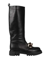 Jeannot Woman Knee Boots Black Size 10 Soft Leather