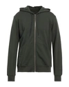 Why Not Brand Man Sweatshirt Military Green Size Xl Cotton