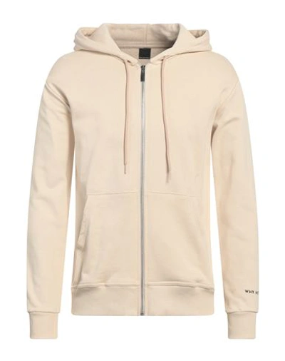 Why Not Brand Man Sweatshirt Beige Size Xl Cotton