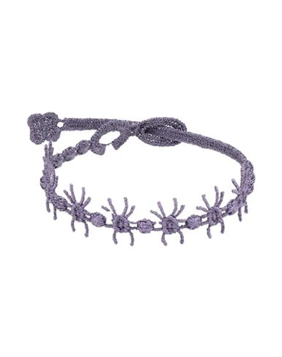 Cruciani Woman Bracelet Purple Size - Polyester