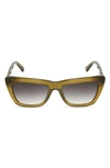 DIFF NATASHA 54MM GRADIENT CAT EYE SUNGLASSES