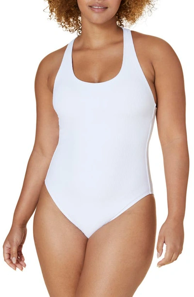 Andie Tulum One-piece Swimsuit In White