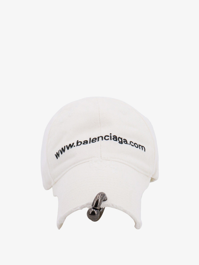 Balenciaga Woman Hat Woman White Hats
