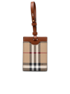 BURBERRY BURBERRY WOMAN BURBERRY CHECK LEATHER TAG