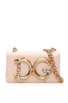 Dolce & Gabbana Barocco Dg Girl Mini Bag In Pink