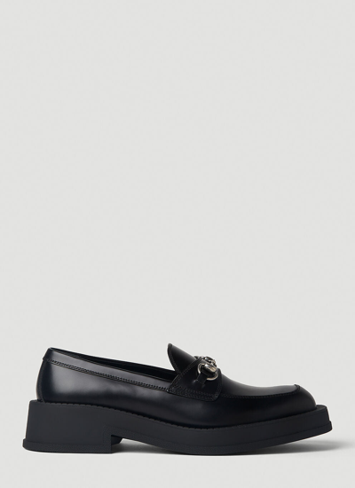Gucci Men Horsebit Loafers In Black