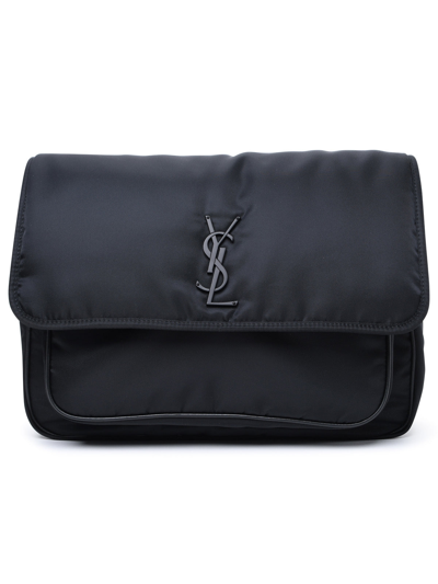 SAINT LAURENT SAINT LAURENT MAN SAINT LAURENT 'NIKI' BLACK ECONYL BAG