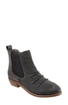 Softwalk Rockford Chelsea Boot In Charcoal Suede