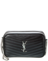 SAINT LAURENT SAINT LAURENT LOU MINI QUILTED LEATHER CAMERA BAG